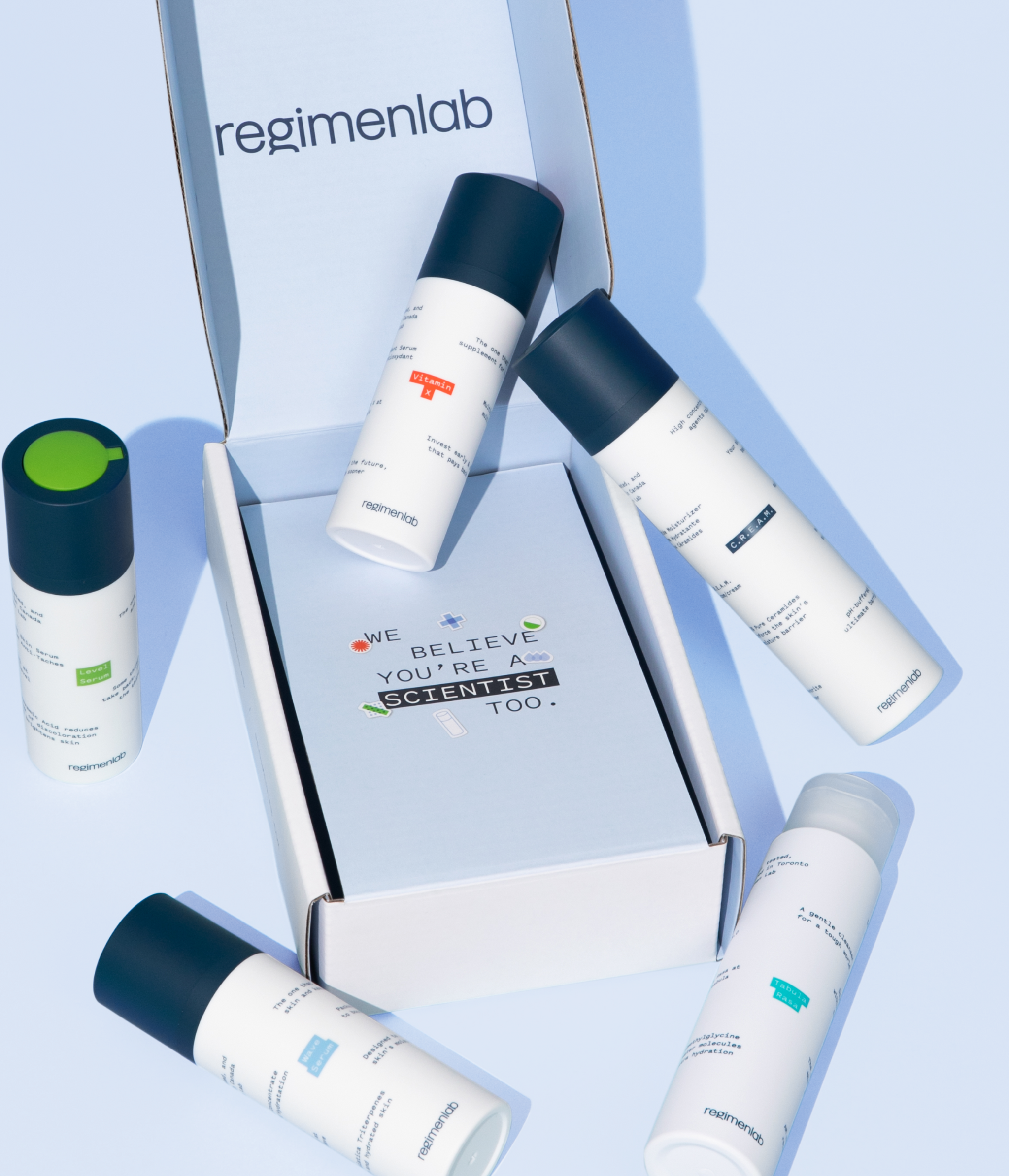 Regimen store lab skincare kit